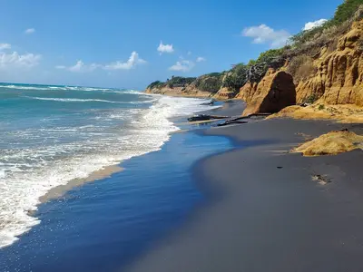 Airport Beach (Vieques) in Vieques, Puerto Rico - scenic beach view