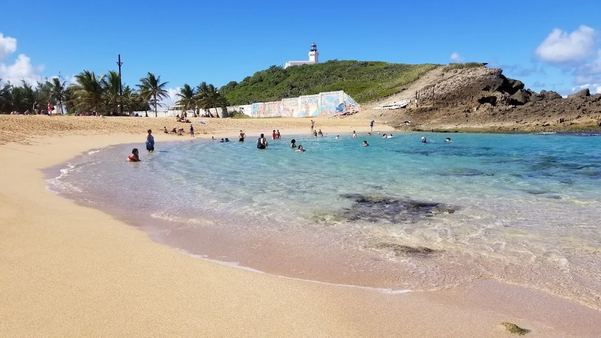 Islote Beach in Arecibo, Puerto Rico - scenic beach view
