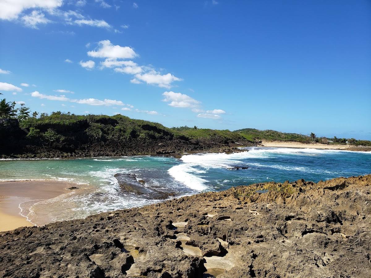 Mar Chiquita East Ledge in Manati, Puerto Rico - scenic beach view