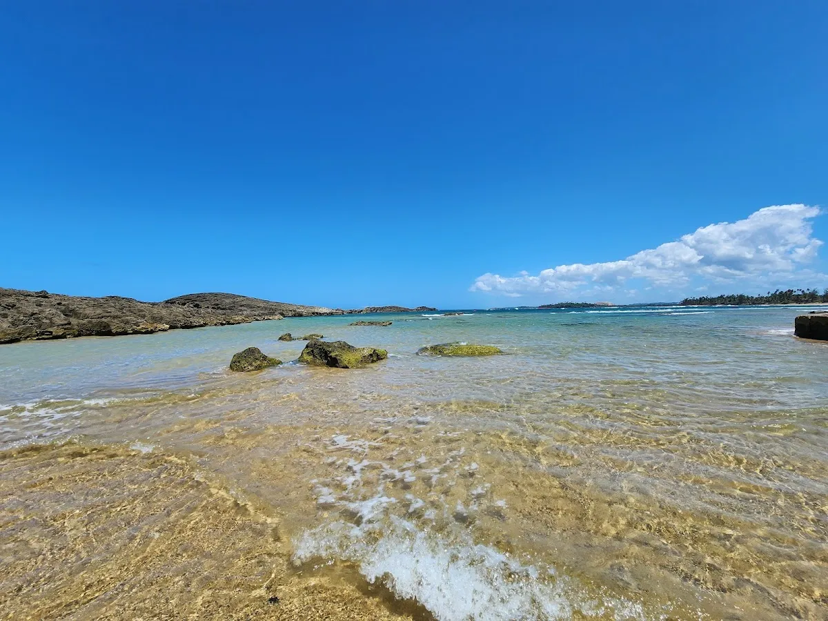 Puerto Nuevo Natural Bridge View in Vega Baja, Puerto Rico - scenic beach view
