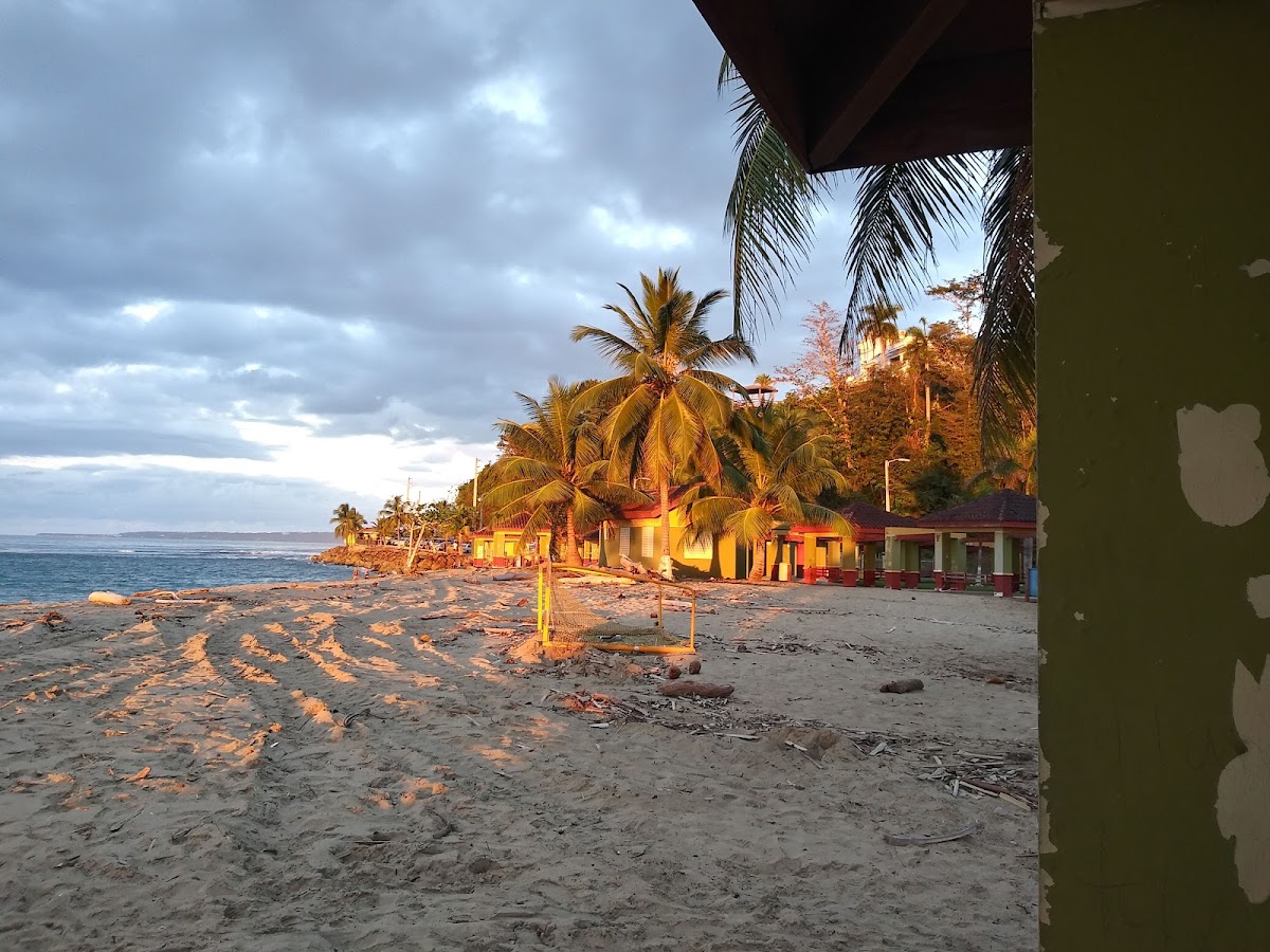 Sandy Beach in Rincon, Puerto Rico - scenic beach view