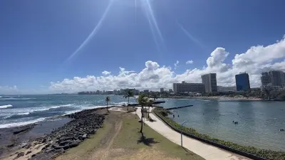 Balneario El Escambrón in San Juan, Puerto Rico - with clear waters for snorkeling