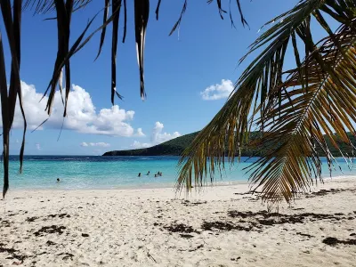 Carlos Rosario Beach in Culebra, Puerto Rico - with clear waters for snorkeling