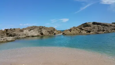 Cerro Gordo Shore (north aerostat) in Aguadilla, Puerto Rico - secluded tropical beach