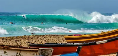 Gas Chambers beach in Aguadilla