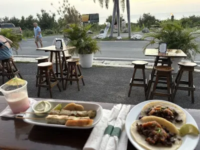 Little Malibu in Rincon, Puerto Rico - with surfing waves