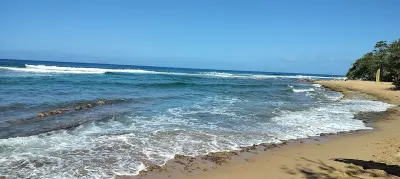 María’s Beach in Rincon, Puerto Rico - with surfing waves