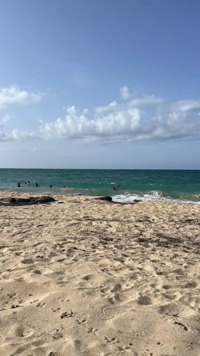 Ocean Park Beach in San Juan, Puerto Rico - scenic coastal view