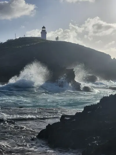 Playa La Cueva del Perro (pocket) in Arecibo, Puerto Rico - scenic coastal view