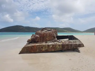 Playa Resaca beach in Culebra