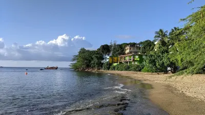 Punta Galíndez (townfront) in Vieques, Puerto Rico - scenic coastal view