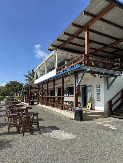 Rincón Border Pocket (Naguabo? no--Barrero north end) in Rincon, Puerto Rico - scenic coastal view