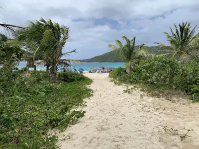 Tamarindo Beach (Culebra) in Culebra, Puerto Rico - with clear waters for snorkeling