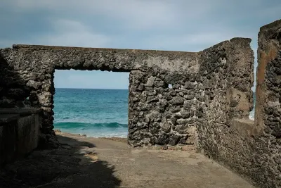 Tunel de Guajataca Pocket in Quebradillas, Puerto Rico - secluded tropical beach