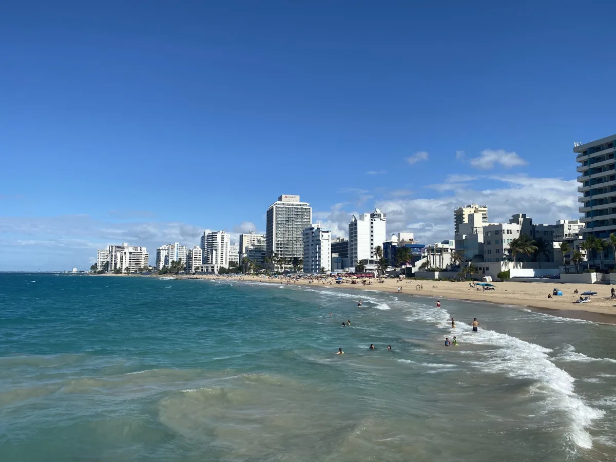 Condado Beach in San Juan, Puerto Rico - scenic beach view