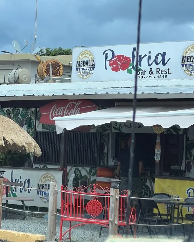 Flecha's Beach House in Humacao, Puerto Rico - showing calm turquoise waters