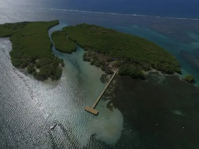 Gilligans Island in Guanica, Puerto Rico - scenic beach view