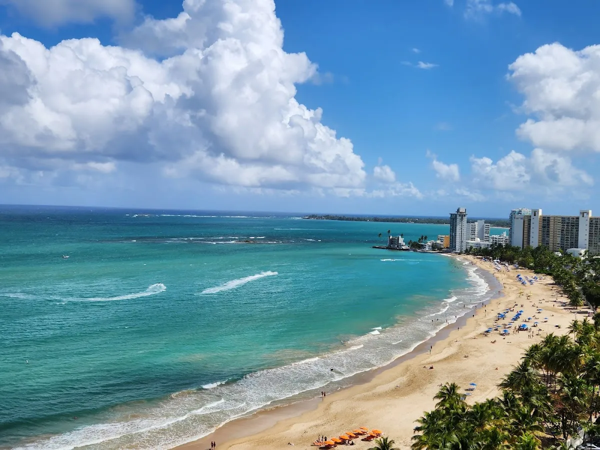 Isla Verde Beach in Carolina, Puerto Rico - scenic beach view