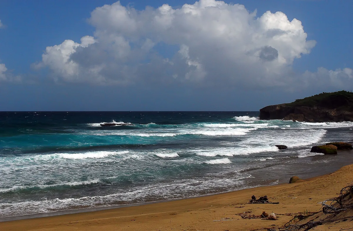 Jobos Beach in Isabela, Puerto Rico