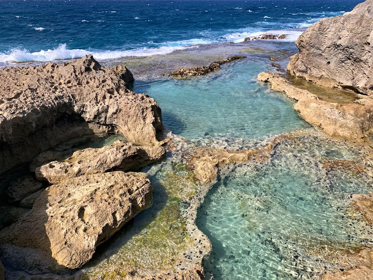 Natural Pools of Manati in Manati, Puerto Rico - scenic beach view