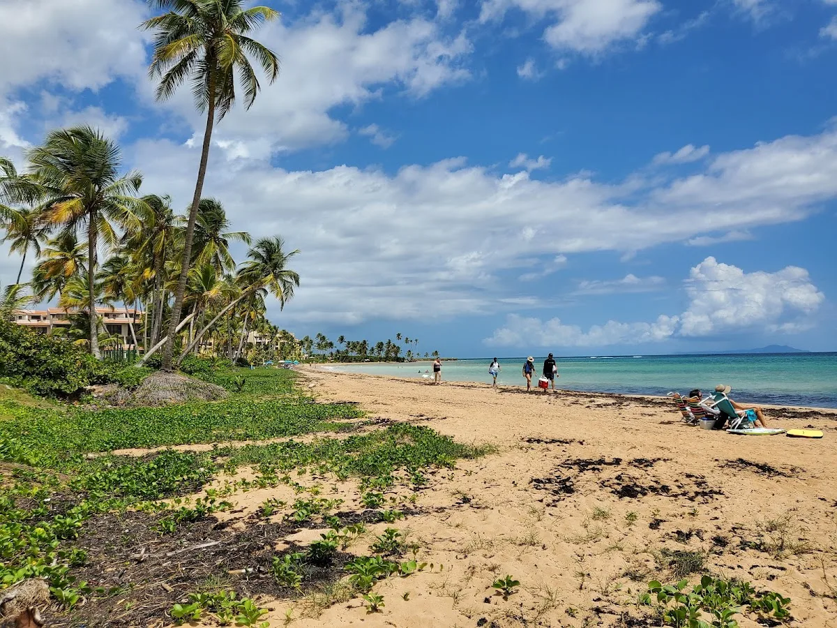 Palmas del mar beach in Humacao, Puerto Rico - scenic beach view