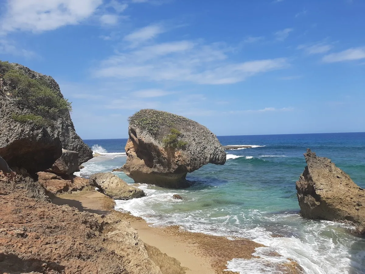 Peña Martinica Beach in Aguadilla, Puerto Rico - scenic beach view