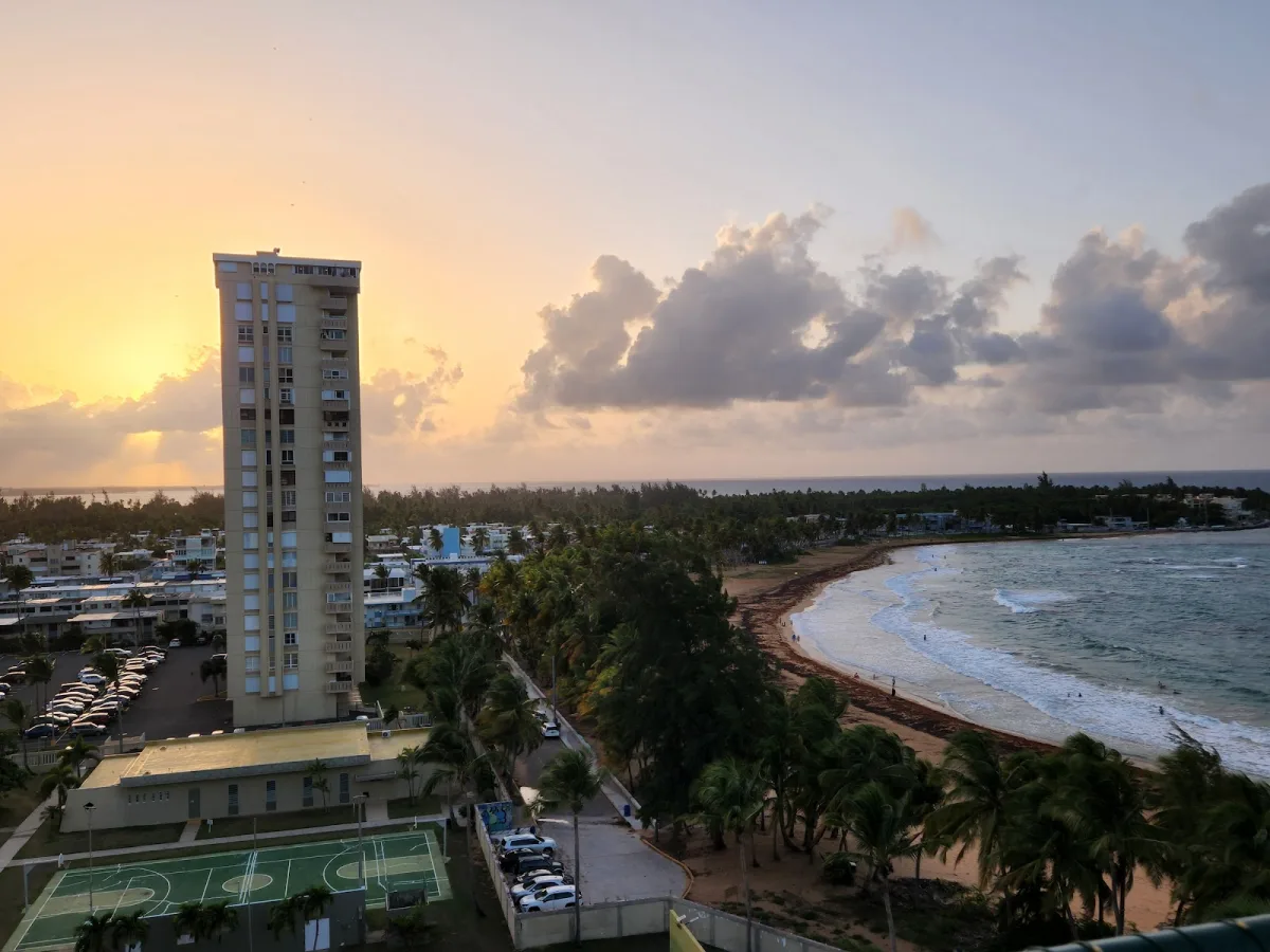 Playa Azul (Luquillo) in Luquillo, Puerto Rico - scenic beach view