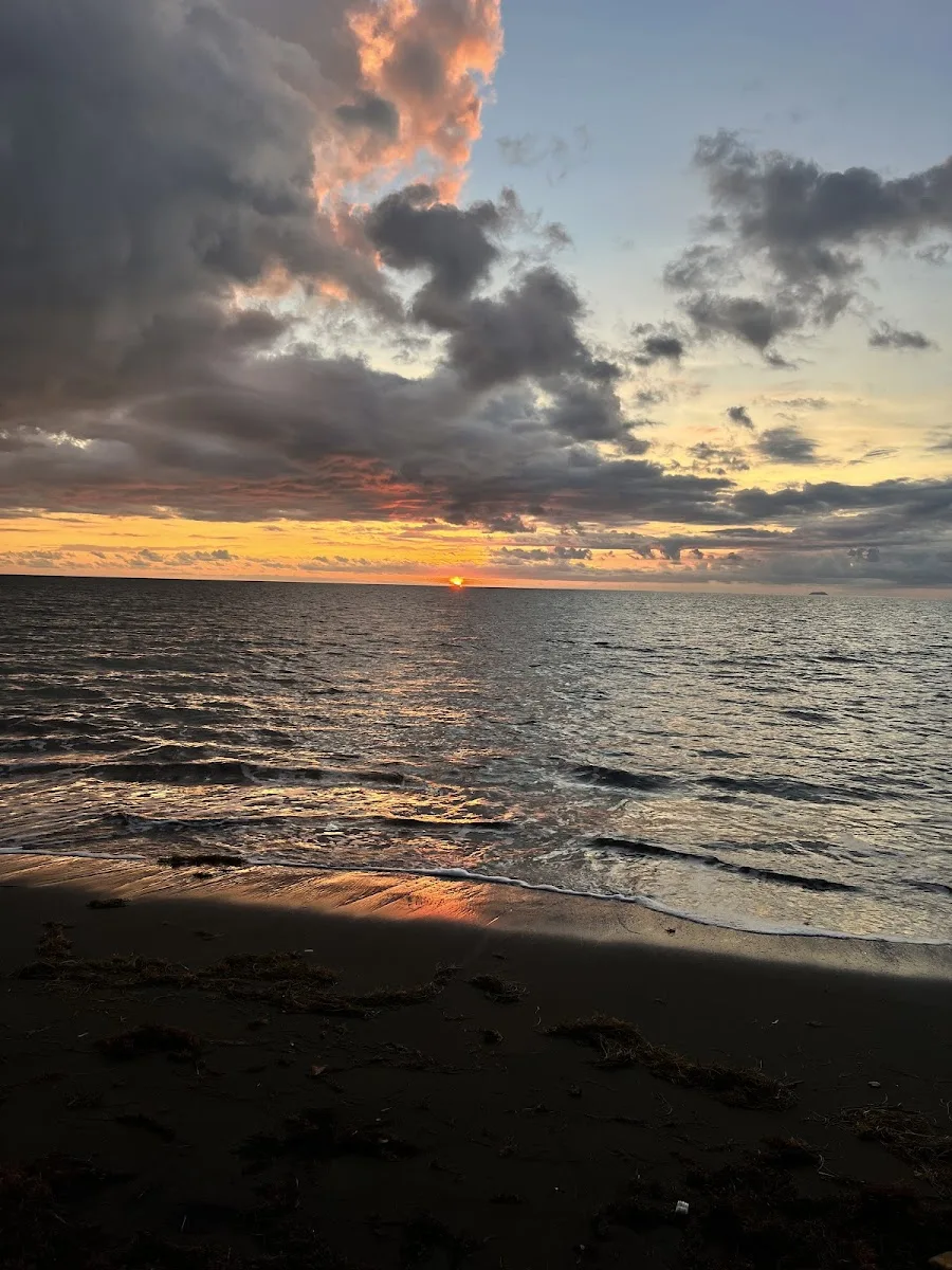 Playa Jenchris Arena Negra in Arecibo, Puerto Rico - scenic beach view