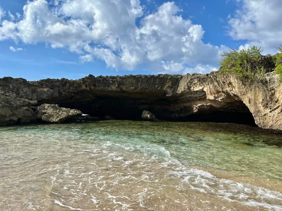 Playa Las Golondrinas in Isabela, Puerto Rico - scenic beach view