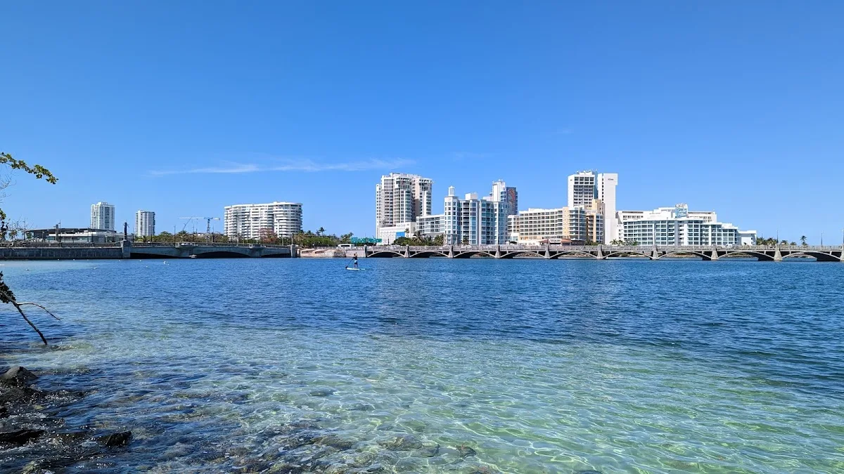 Playita de la Laguna del Condado in San Juan, Puerto Rico - scenic beach view