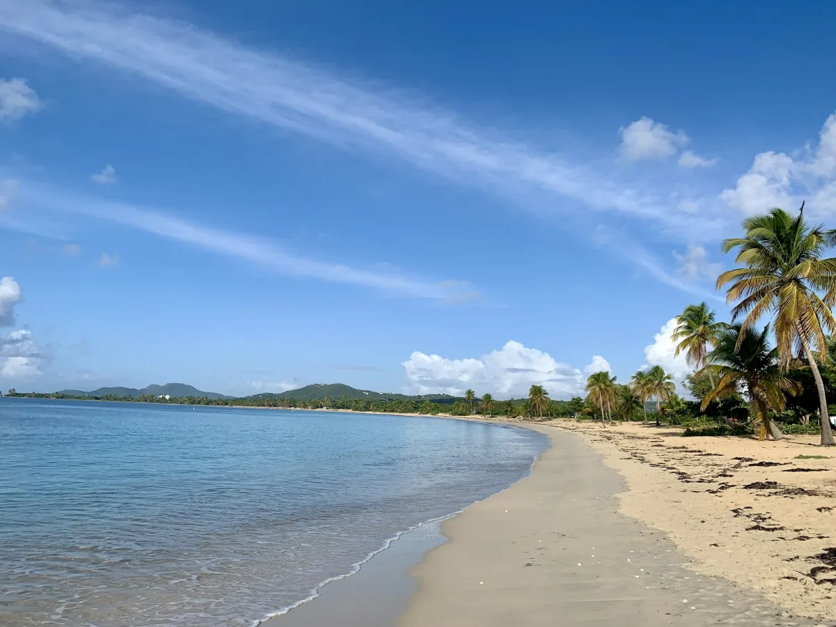 Sun Bay Beach in Vieques, Puerto Rico - scenic beach view