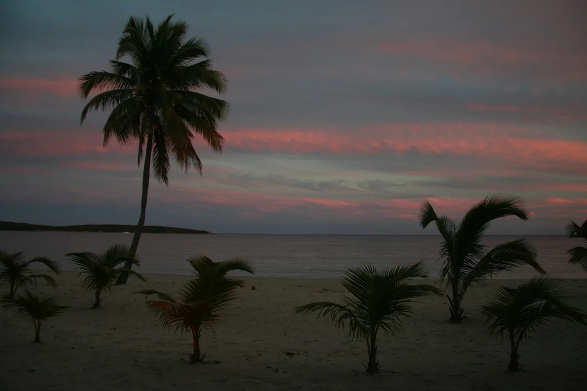 Sunset at Sun Bay Beach, Vieques, Puerto Rico